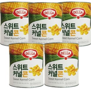 롯데웰푸드 델가 스위트 커널콘 2950g (5캔) 옥수수콘 대용량 통조림