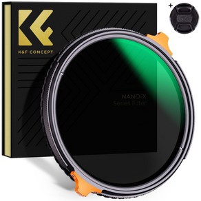 K&F 77mm NANO-X PRO 가변 CPL+ND4-64-in-1 필터 클리닝세트/캡포함 8K AGC Glass ND4-ND64+CPL Fader Filter + Cap/Set