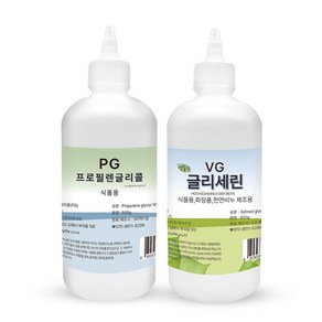 조이라이프 프로필렌글리콜 식물성 글리세린 PG 500g+VG 600g 세트, 1개