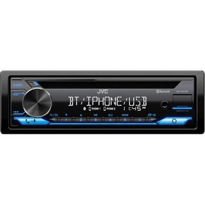 USB 포트 포함 JVC KDTD71BT 블루투스 자동차 스테레오 수신기 – AMFM 라디오 CD 및 MP3 플레이어 Amazon Alexa 지원 13자리 LCD 듀얼 라인 디