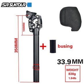 자전거 앞 쇼바 서스펜션 댐핑 시트 포스트 산악 튜브 여행 30, 8) SUNTOUR 33.9MM Case, 1개