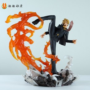 전투포즈 훔쳐보는 피규어 FIST 캐릭터 애니 S.H.F PVC 상디 원피스, GK 샹크스 산치 (높이 30cm), 1개