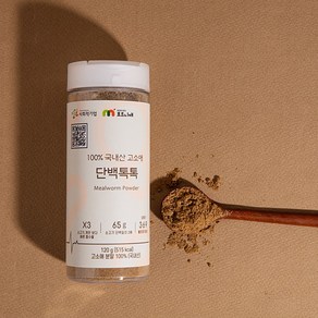 단백톡톡 120g 고소애분말 곤충단백질 프로틴 파우더, 1개