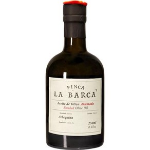 스페인 핀카라바르카 FINCA LA BARCA 아르베퀴나 훈제 올리브 오일 병, 250ml, 1개