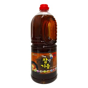 청정식품 식당용 향미유 참기름 더 참 맛기름 1.8L