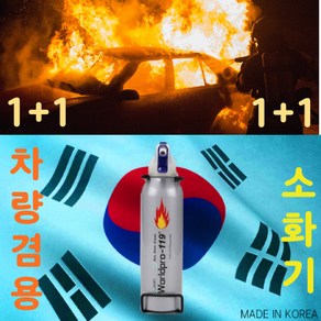 골든타임119 차량용 소화기 1+1, 2개