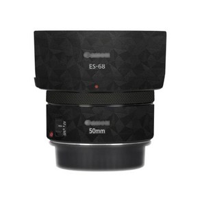 Mebont 카메라 렌즈 스킨 캐논 EF 50mm F1.8 STM 스크래치 방지 보호 랩 더 많은 옵션 색상, 09 Nodic Black, 1개