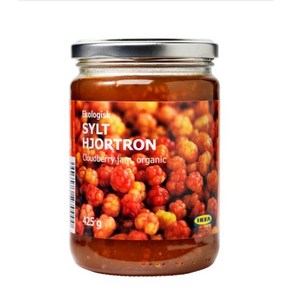 이케아 클라우드베리 잼 425g 1개 IKEA Hjortron Cloudberry jam Organic