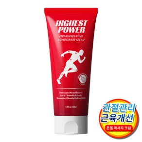 하이스트 파워 프리미엄 릴렉싱 앤 리커버리 크림 200ml, 1개