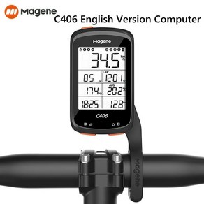 Magene C406 내비게이션 컴퓨터 도로 자전거 GPS 방수 블루투스 속도계 MTB AMT + 케이던스 S3 H64 심박수 센서 가민