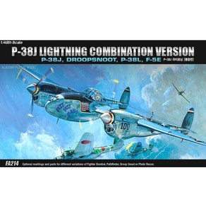 1/48 P-38J 라이트닝(통합판)(12282)