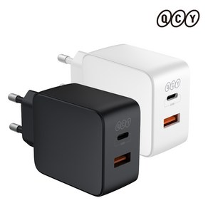 QCY GaN PD 65W 미니 고속충전기 C타입 USB, 1개, 블랙