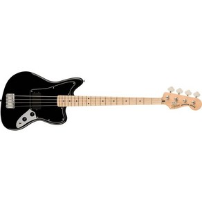 Squier by 펜더 일렉트릭 베이스 Affinity Series Jaguar Bass H 메이플 핑거보드 블랙 픽가드 소프트 케이스가 BLK 1019486