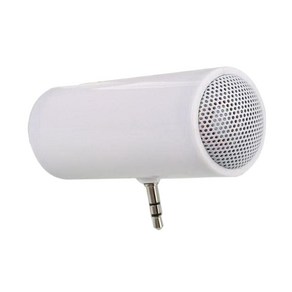 휴대 전화 태블릿 PC용 3.5mm 잭 스테레오 미니 스피커 휴대용 MP3 뮤직 플레이어 스피커 앰프 스피커, [01] white, white