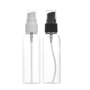 [허브스프레이샵] 플라스틱 에센스용기 모음10ml~400ml, 60ml, 투명용기 검은색캡, 1개