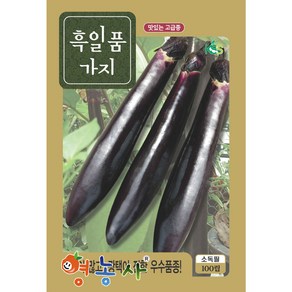 흑일품 가지 씨앗 100립 영농사, 1개