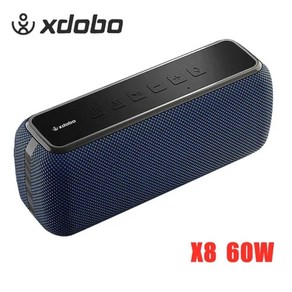 Xdobo 휴대용 무선 블루투스 스피커 TWS 서브우퍼 및 20000mah 배터리 용량 X8 max 100w, 미국, 02 파란_02 미국