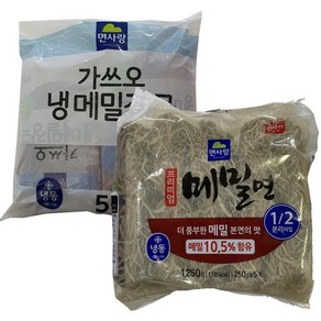 메밀소바 세트 (면사랑 프리미엄 메밀면 1.25kg + 가쓰오 냉메밀장국 1.5kg), 1세트, 2.75kg