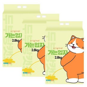테온셀 [친절한도그씨]두부랑캣츠 가는입자 7L x 3개 고양이 두부모래
