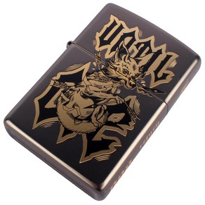 ZIPPO 지포라이터 칼리프애쉬 UNTIL I DIE FOX 오일포함