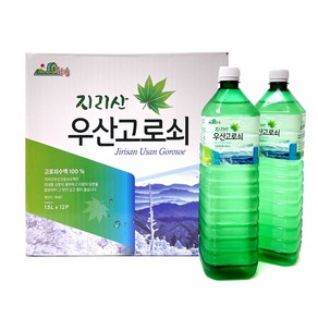 2025년 지리산 우산고로쇠 첫수액 당일발송, 12개, 1500ml