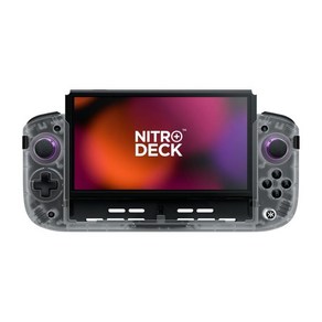 CRKD Nito Deck Nintendo Switch OLED 모델용 핸드헬드 프로 컨트롤러 - TV 도커블 프로그래밍 가능한 사이드킥 백 버튼 Tu Col