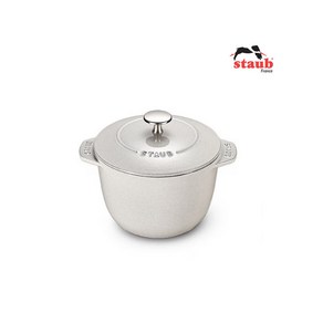 STAUB [스타우브] 라이스 꼬꼬떼 냄비 16cm 블랙(ST1721625), 화이트