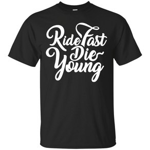 바이크 티셔츠 RIDE FAST DIE YOUNG 스피드 중독자 레이싱 바이크 드라이 메쉬 쿨론 면티 racing