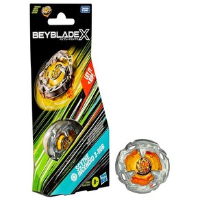 BEYBLADE X Scythe Incendio 3-80B 부스터 팩 세트 스태미나 타입 오른쪽 스피닝 탑 만 8세 남아 및 여아용 배틀링 탑 장난감 175802