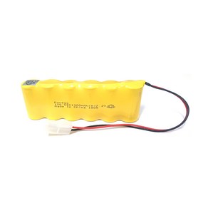 소방 예비전원 DC 7.2V 1X6 1300mah PORESO 수신기 비상구 유도등 소방배터리 제이앤에스테크 포레소 LND 와우글로컴