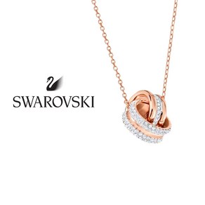 스와로브스키 SWAROVSKI 주얼리 FURTHER 크리스탈 펜던트 여자 로즈골드 목걸이 5240525