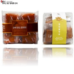 김규흔 한과 수제명인꿀약과 320g(8개입)+생강꿀약과 100g, 18개, 23.3g