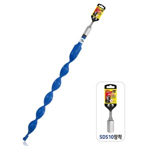 신제품 부산금속 하우스기리 드릴 비닐하우스 파이프 모종 심기 아시바말뚝용 땅파는 스크루 SDS용 40x600, 1개