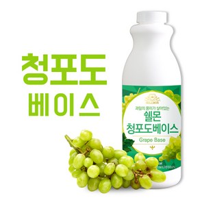 쉘몬 과일농축액 청포도베이스 1kg