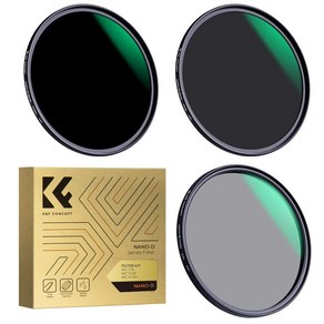 K&F CONCEPT CPL + ND8 + ND64 3종 필터 세트, 46mm, D시리즈, 1개