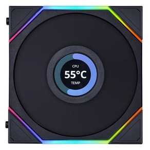 리안리 UNI FAN TL LCD 120 시스템쿨러 블랙, 1개, 선택하세요, 1개