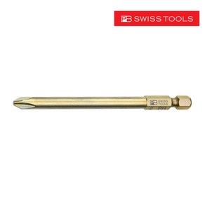 PB SWISS TOOLS 명품 수공구 피비 스위스 툴 E6L-190 십자비트 낱개 95mm, 1개