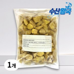 수산왕국 냉동 유탕 고구마 맛탕 튀김 대용량, 1개, 2.5kg