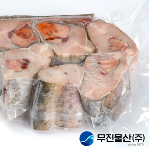 [무진물산] 동태 4마리 대 2.1kg 토막 찌개 고니 알 탕 재료 (냉동)