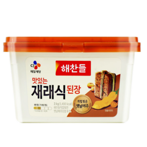 CJ제일제당 해찬들 재래식 된장, 3kg, 1개