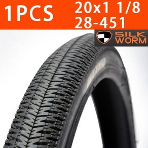 자전거 타이어 튜브 451 406 maxxis bmx dth 와이어 20x1.50 20x1.75 24x1.75 120tpi 자전거 타이어 실크 웜 케블라 타이어, dth 28-451, 1개