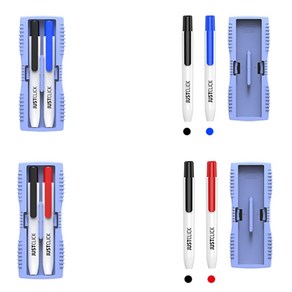 모리스 저스트클릭 보드마카 자석 지우개 세트/옵션, 블렉/레드 MWE-R-101