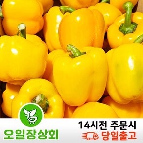 ( 오일장 상회 ) 노랑 파프리카 못난이 파프리카 1kg 2kg 5kg내외, 1개