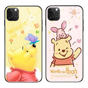 [wayfeel] 곰돌이 Pooh LED 발광 아이폰 7 8 SE2 Xr 11 Pro Max 갤럭시 S10 N10 S20 Plus 빛나는 라이팅 핸드폰 케이스 휴대폰