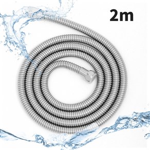 뉴바스 줄꼬임 최소화 욕실 호스 스텐레스 샤워기 교체용 리모델링, 2m, 스텐