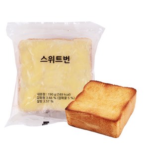 [딜라잇가든]냉동 스위트번 190g 허니브레드 에어프라이어 오븐, 20개, 190mg