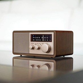 산진 블루투스 라디오 WR-16SE 원목 AM/FM 빈티지 레트로 45주년특별판