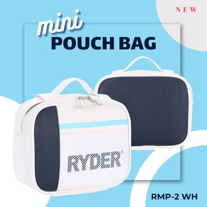 라이더 RYDER RMP-2 WH 화이트 미니 파우치 배드민턴 스쿼시 테니스