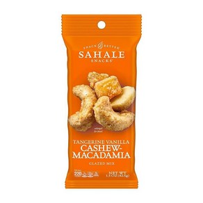 Sahale Snacks 탠저린 바닐라 캐슈 마카다미아 글레이즈드 믹스 Tangeine Vanilla Cashew Macadamia Glazed Mix, 18개