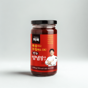 [더본] 백종원 만능 양념장 소스 370g, 1개